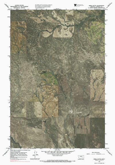 MT-EMMA BUTTE: GeoChange 1964-2013 Preview 1