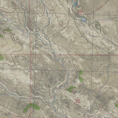 MT-NORTH FORK CROOKED CREEK WEST: GeoChange 1973-2013 Preview 2