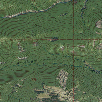 MT-AMELONG CREEK: GeoChange 1970-2013 Preview 2
