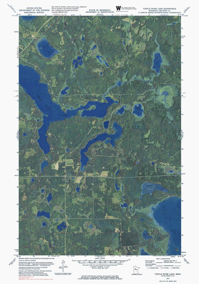 MN-TURTLE RIVER LAKE: GeoChange 1969-2013 Preview 1