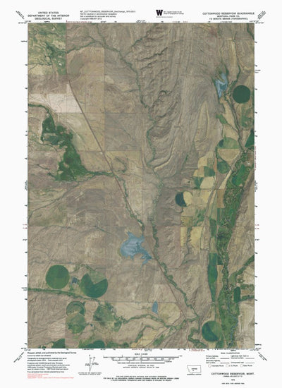 MT-COTTTONWOOD RESERVOIR: GeoChange 1970-2013 Preview 1