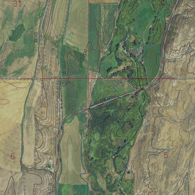 MT-COTTTONWOOD RESERVOIR: GeoChange 1970-2013 Preview 3