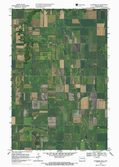 ND-GALESBURG NW: GeoChange 1964-2014 Preview 1