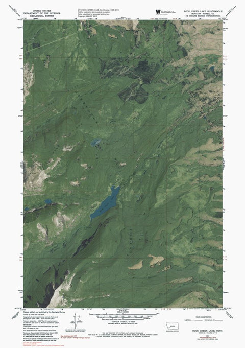 MT-ROCK CREEK LAKE: GeoChange 1966-2013 Preview 1
