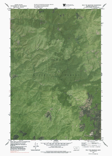 MT-BALD TOP MOUNTAIN: GeoChange 1965-2013 Preview 1