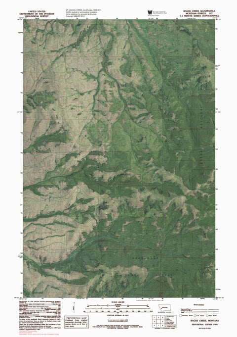 MT-BAGGS CREEK: GeoChange 1954-2013 Preview 1