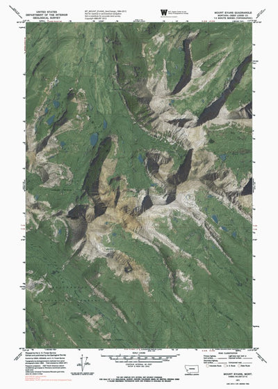 MT-MOUNT EVANS: GeoChange 1964-2013 Preview 1