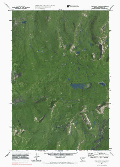 MT-FRED BURR LAKE: GeoChange 1964-2013 Preview 1