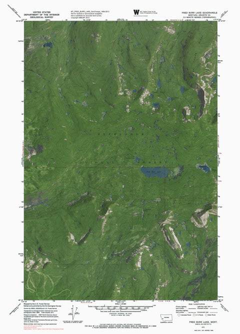 MT-FRED BURR LAKE: GeoChange 1964-2013 Preview 1