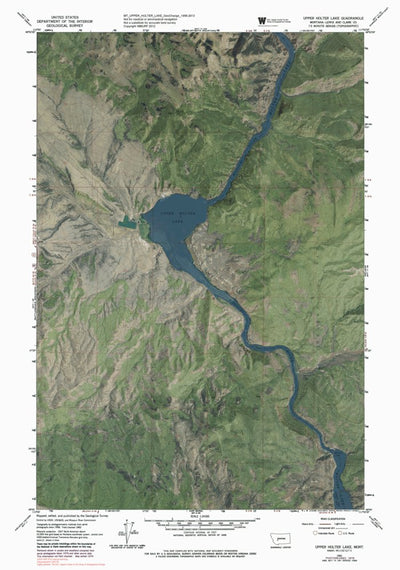 MT-UPPER HOLTER LAKE: GeoChange 1956-2013 Preview 1