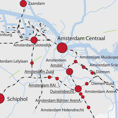 Dutch Railway Map 2022 Preview 3