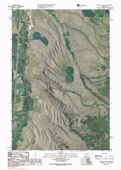 MT-OROFINO CREEK: GeoChange 1954-2013 Preview 1