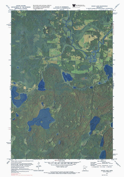 MN-SUGAR LAKE: GeoChange 1969-2013 Preview 1