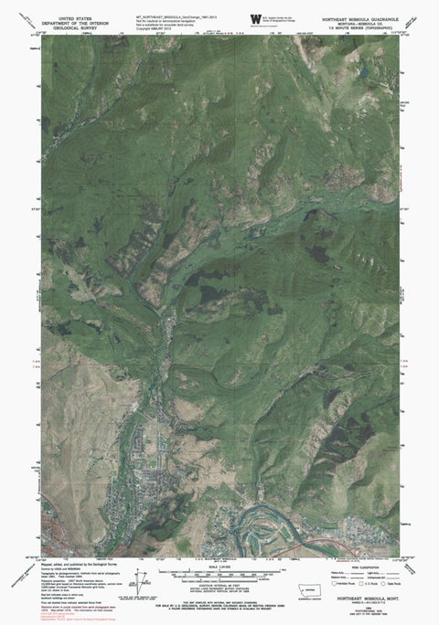 MT-NORTHEAST MISSOULA: GeoChange 1961-2013 Preview 1