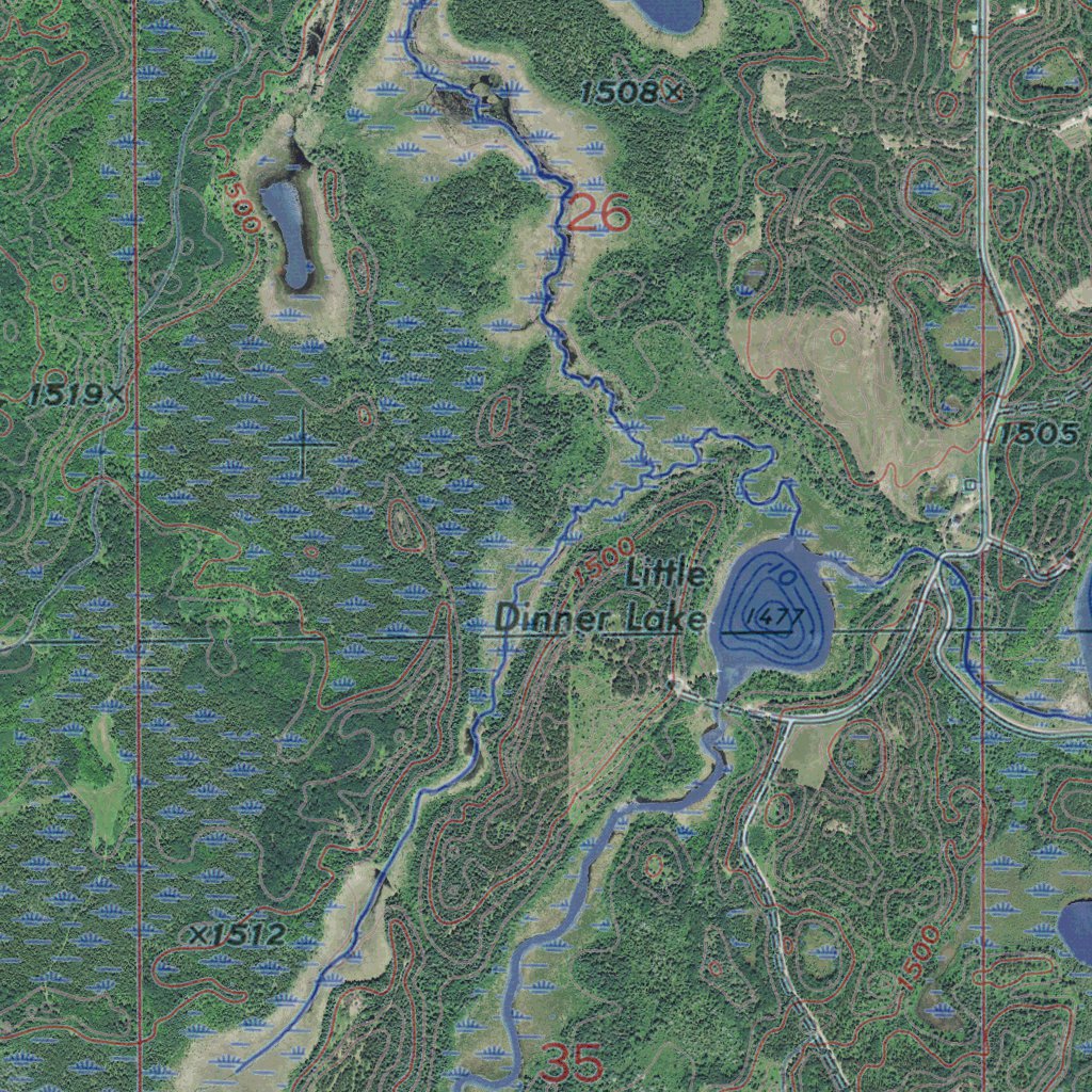 MN-TWO INLETS: GeoChange 1969-2013 Map by Western Michigan University ...