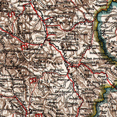 General Map of the Balkan Countries, 1914 Preview 3