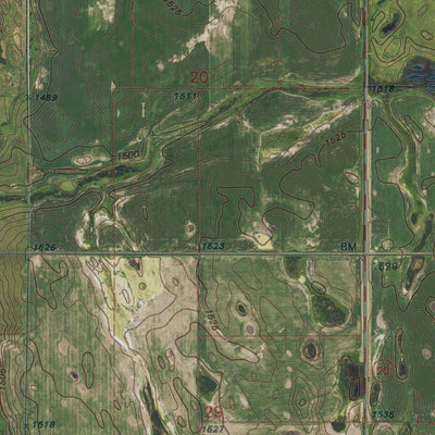 ND-COURTENAY NW: GeoChange 1948-2014 Preview 2