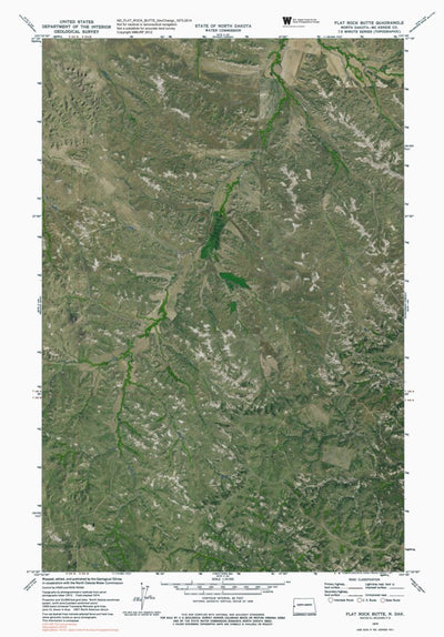 ND-FLAT ROCK BUTTE: GeoChange 1973-2014 Preview 1