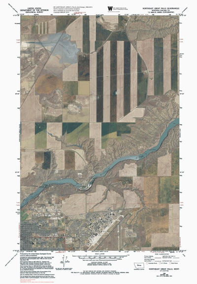 MT-NORTHEAST GREAT FALLS: GeoChange 1964-2013 Preview 1