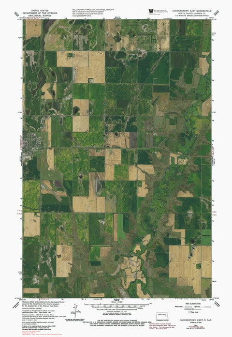 ND-COOPERSTOWN EAST: GeoChange 1959-2014 Preview 1