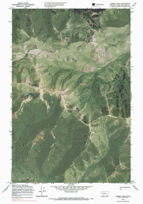 MT-CARIBOU PEAK: GeoChange 1958-2013 Preview 1
