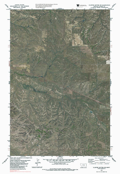 MT-CLUSTER BUTTES SW: GeoChange 1975-2013 Preview 1