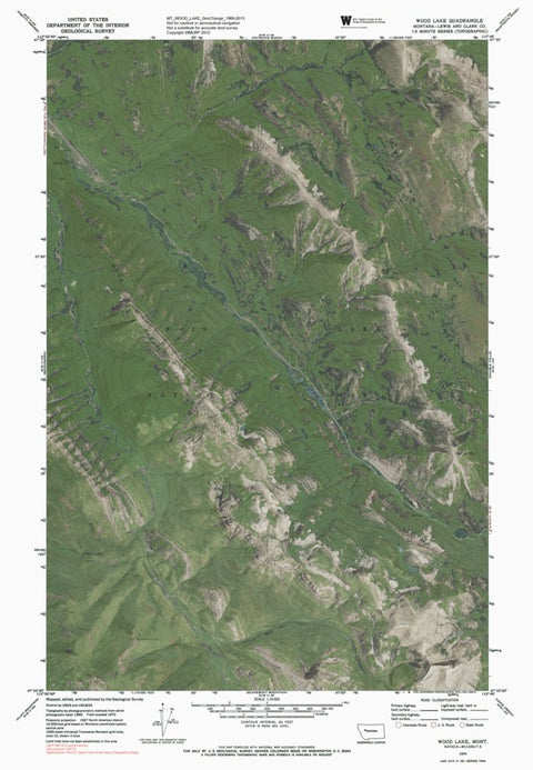 MT-WOOD LAKE: GeoChange 1969-2013 Preview 1
