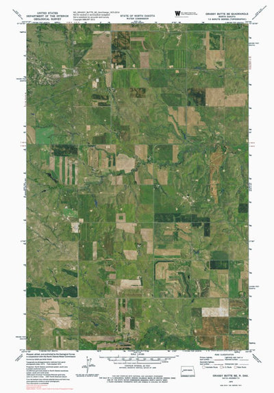 ND-GRASSY BUTTE SE: GeoChange 1973-2014 Preview 1