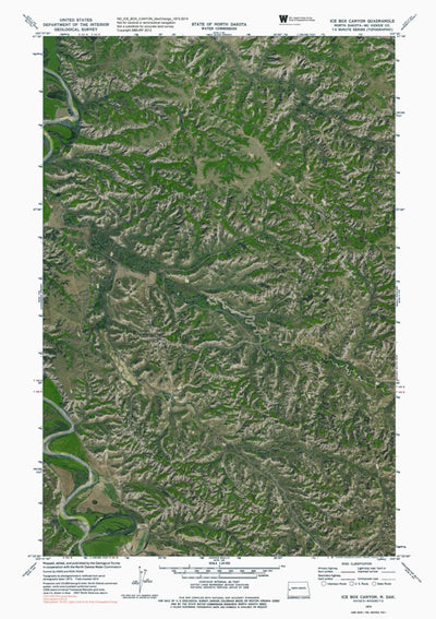 ND-ICE BOX CANYON: GeoChange 1973-2014 Preview 1