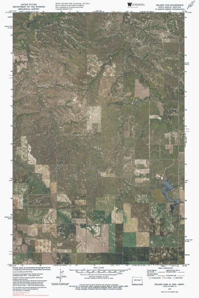 ND-MT-ODLAND DAM: GeoChange 1973-2013 Preview 1