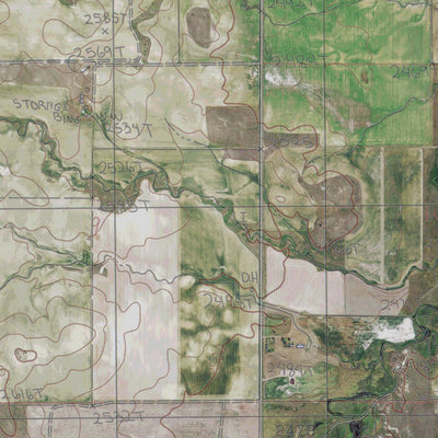 MT-HUDIBURGH RESERVOIR NW: GeoChange 1976-2013 Preview 2