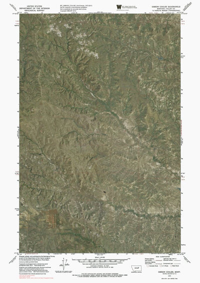 MT-GIBSON COULEE: GeoChange 1972-2013 Preview 1