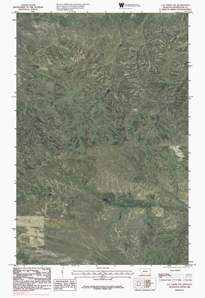 MT-CAT CREEK NW: GeoChange 1975-2013 Preview 1