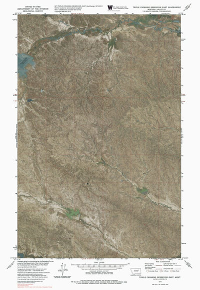 MT-TRIPLE CROSSING RESERVOIR EAST: GeoChange 1972-2013 Preview 1