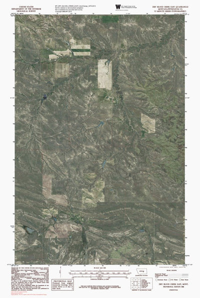 MT-DRY BLOOD CREEK EAST: GeoChange 1975-2013 Preview 1