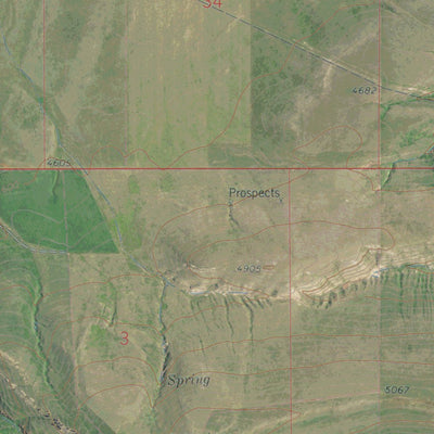 MT-WOLF BUTTE NW: GeoChange 1971-2013 Preview 2