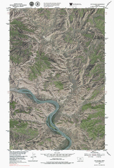 MT-COW ISLAND: GeoChange 1952-2013 Preview 1