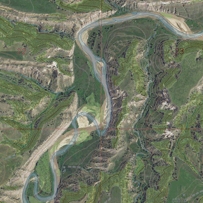 MT-WILD BILL FLAT WEST: GeoChange 1971-2013 Preview 3
