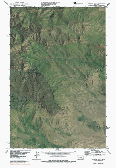 MT-PALISADE BUTTE: GeoChange 1971-2013 Preview 1