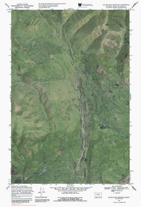 MT-SILVER KING MOUNTAIN: GeoChange 1958-2013 Preview 1
