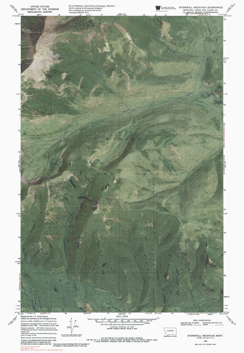 MT-STONEWALL MOUNTAIN: GeoChange 1958-2013 Preview 1