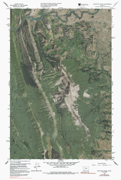 MT-SAWTOOTH RIDGE: GeoChange 1955-2013 Preview 1