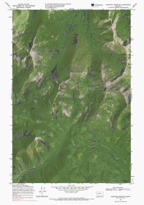 MT-ARRASTRA MOUNTAIN: GeoChange 1958-2013 Preview 1