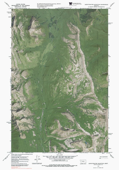MT-AMPHITHEATRE MOUNTAIN: GeoChange 1969-2013 Preview 1