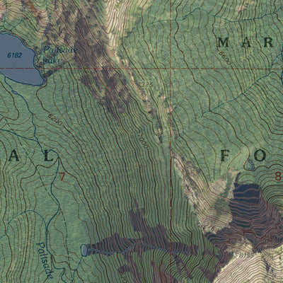 MT-SUNBURST LAKE: GeoChange 1964-2013 Preview 2