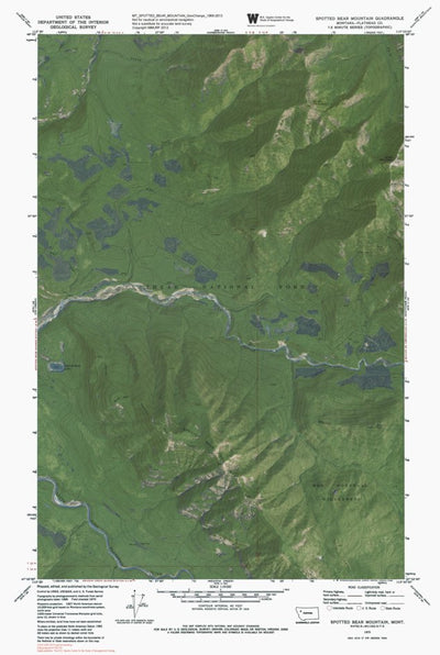 MT-SPOTTED BEAR MOUNTAIN: GeoChange 1969-2013 Preview 1