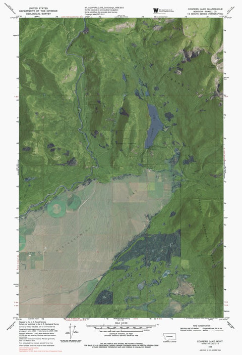 MT-COOPERS LAKE: GeoChange 1958-2013 Preview 1