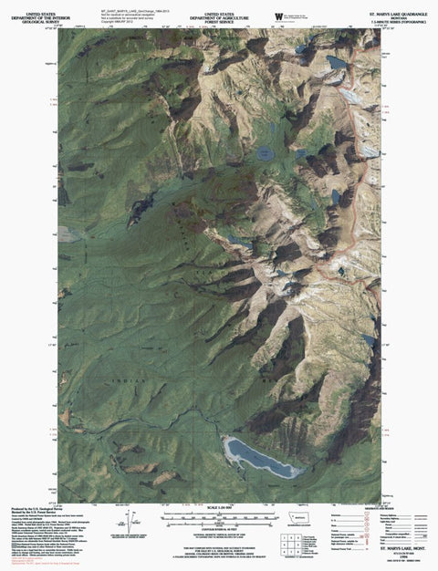 MT-SAINT MARYS LAKE: GeoChange 1964-2013 Preview 1