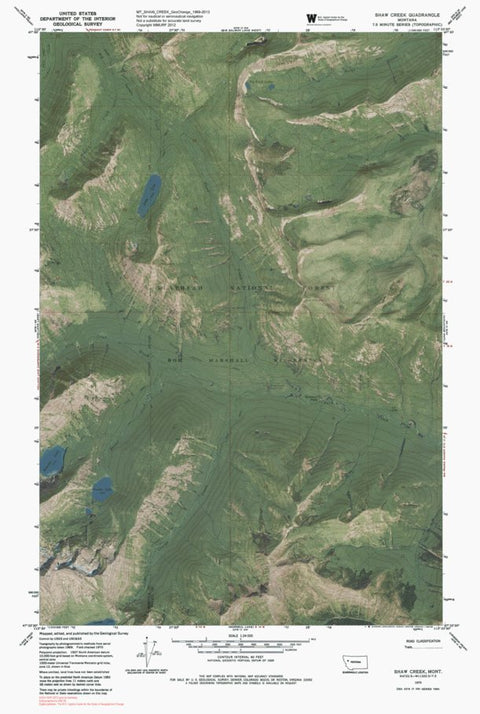 MT-SHAW CREEK: GeoChange 1969-2013 Preview 1