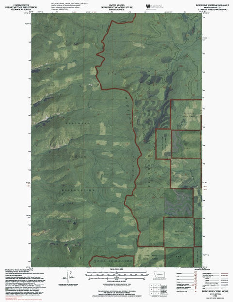 MT-PORCUPINE CREEK: GeoChange 1964-2013 Preview 1